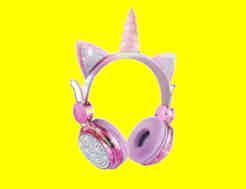 Auriculares Bluetooth para niños y niñas. SVYHUOK Unicornio