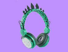 Auriculares Bluetooth para niños y niñas. SVYHUOK BHIJ1 Dinosaurio