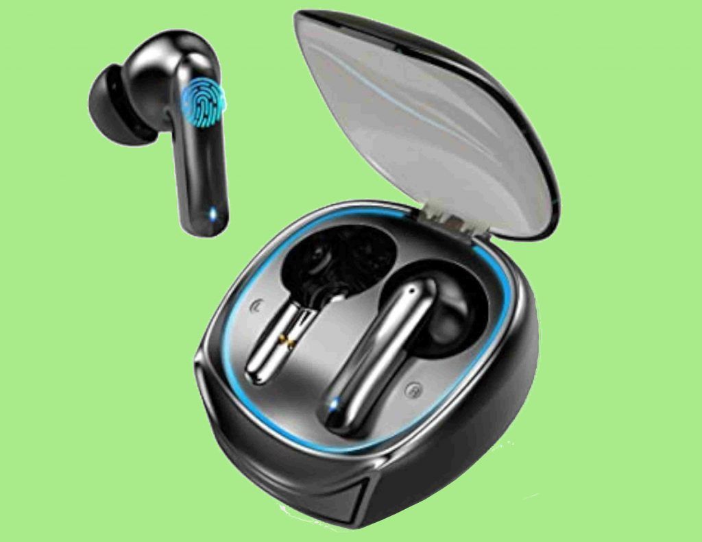 Auriculares Bluetooth baratos.CON ESTUCHE DE CARGA CON BATERÍA--SMOONIGH H68   
